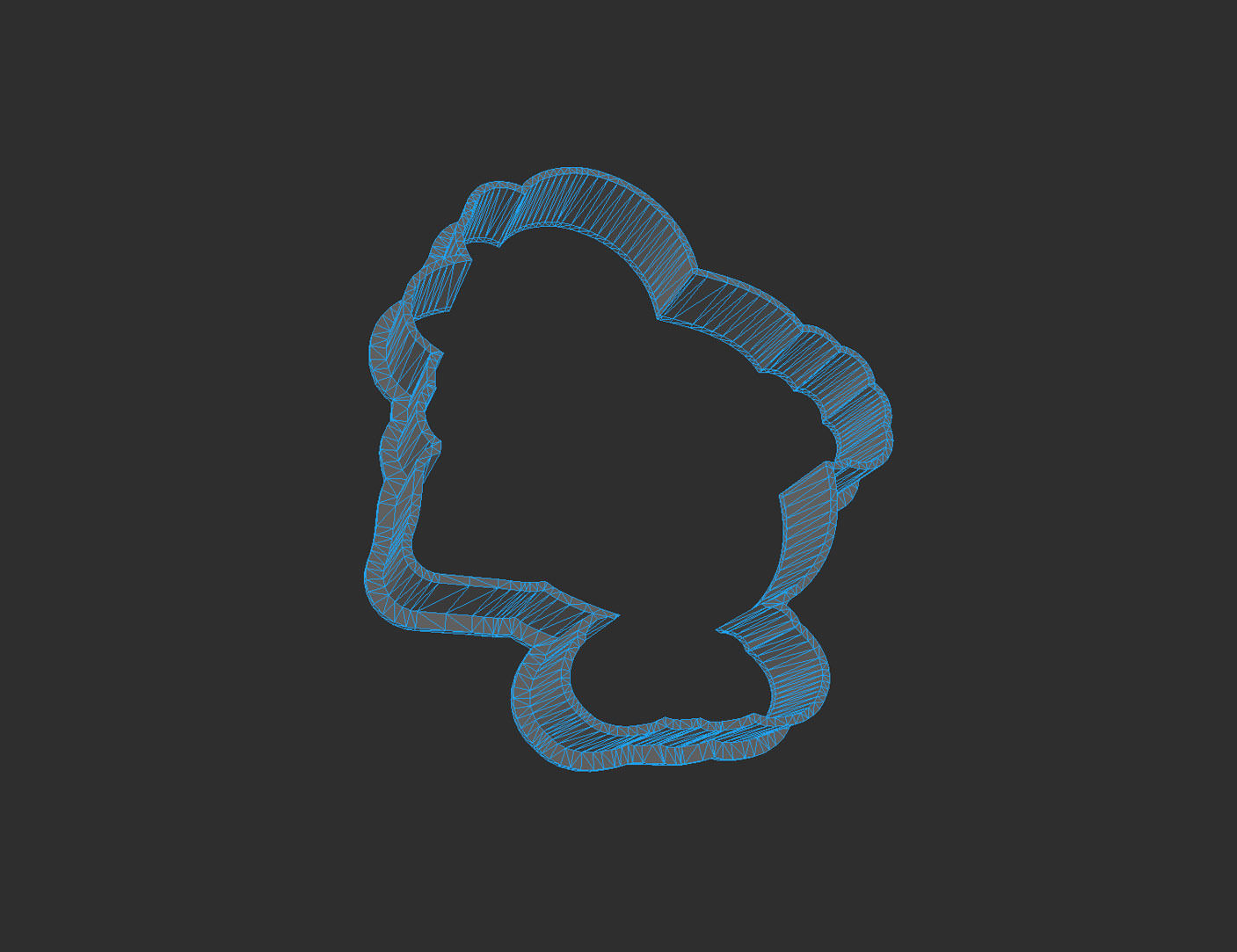 Little Miss Scatterbrain Cookie Cutter 3D print model_5