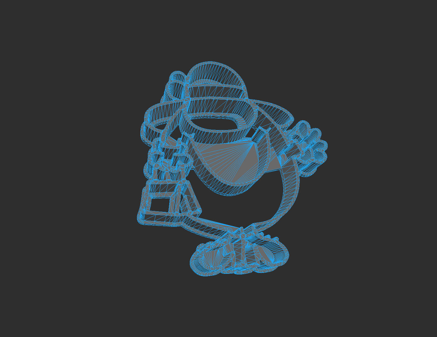 Little Miss Scatterbrain Cookie Cutter 3D print model_6