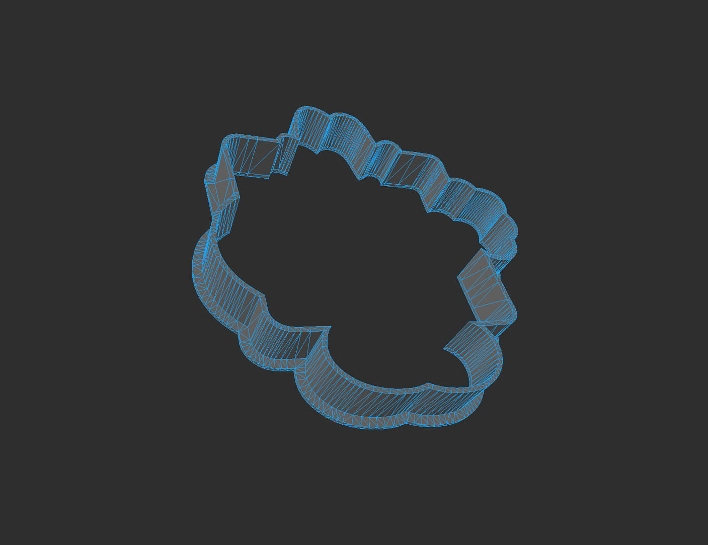 Mr Strong Cookie Cutter 3D print model_5