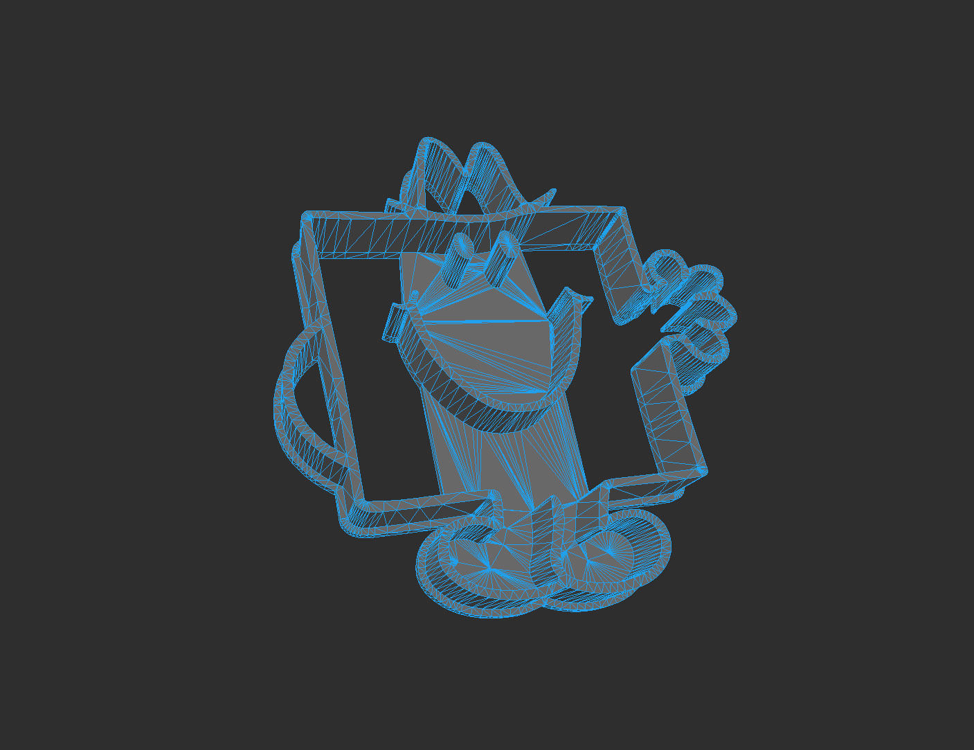 Mr Strong Cookie Cutter 3D print model_6