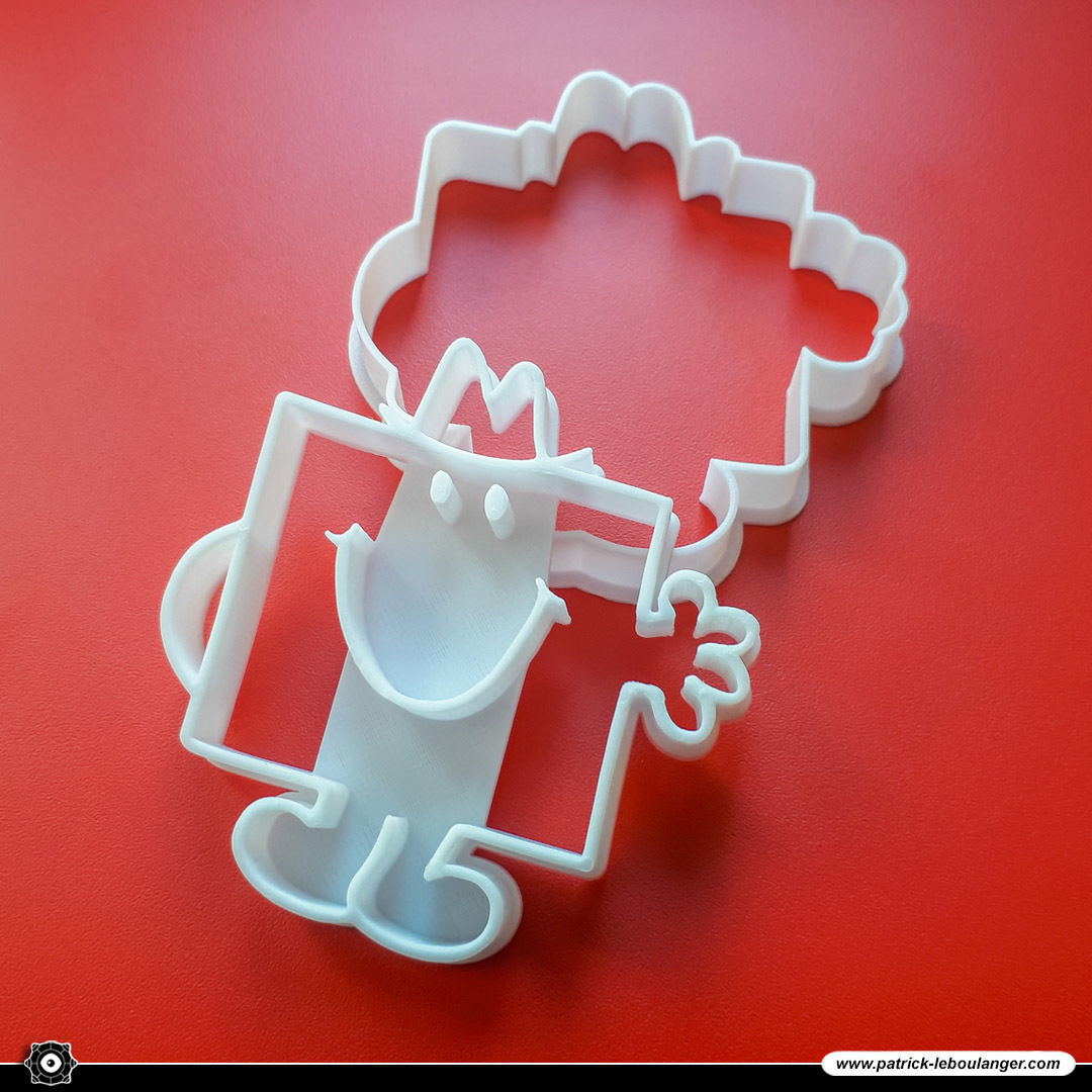 Mr Strong Cookie Cutter 3D print model_3