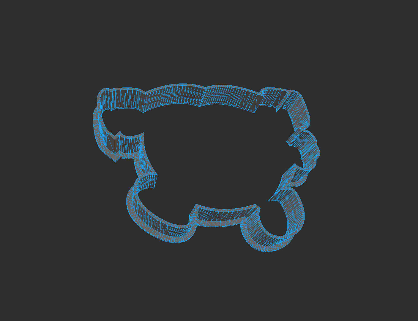 Little Miss Trouble Cookie Cutter 3D print model_5