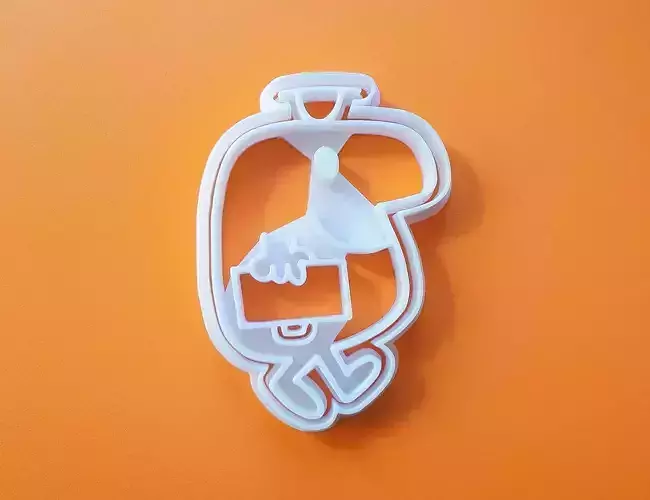 Mr Topsy Turvy Cookie Cutter
