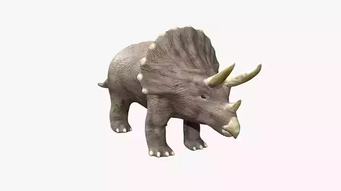 Triceratops Low-poly 3D model