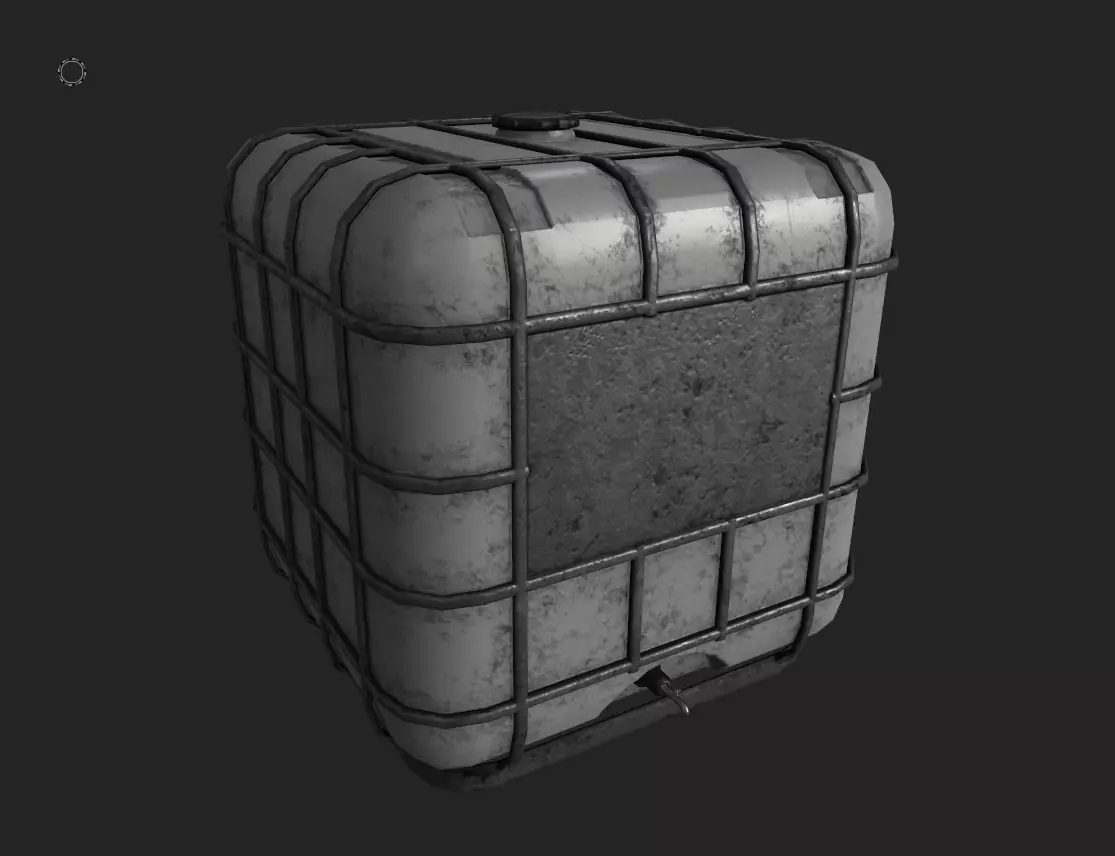 Water Tank 3D model_0