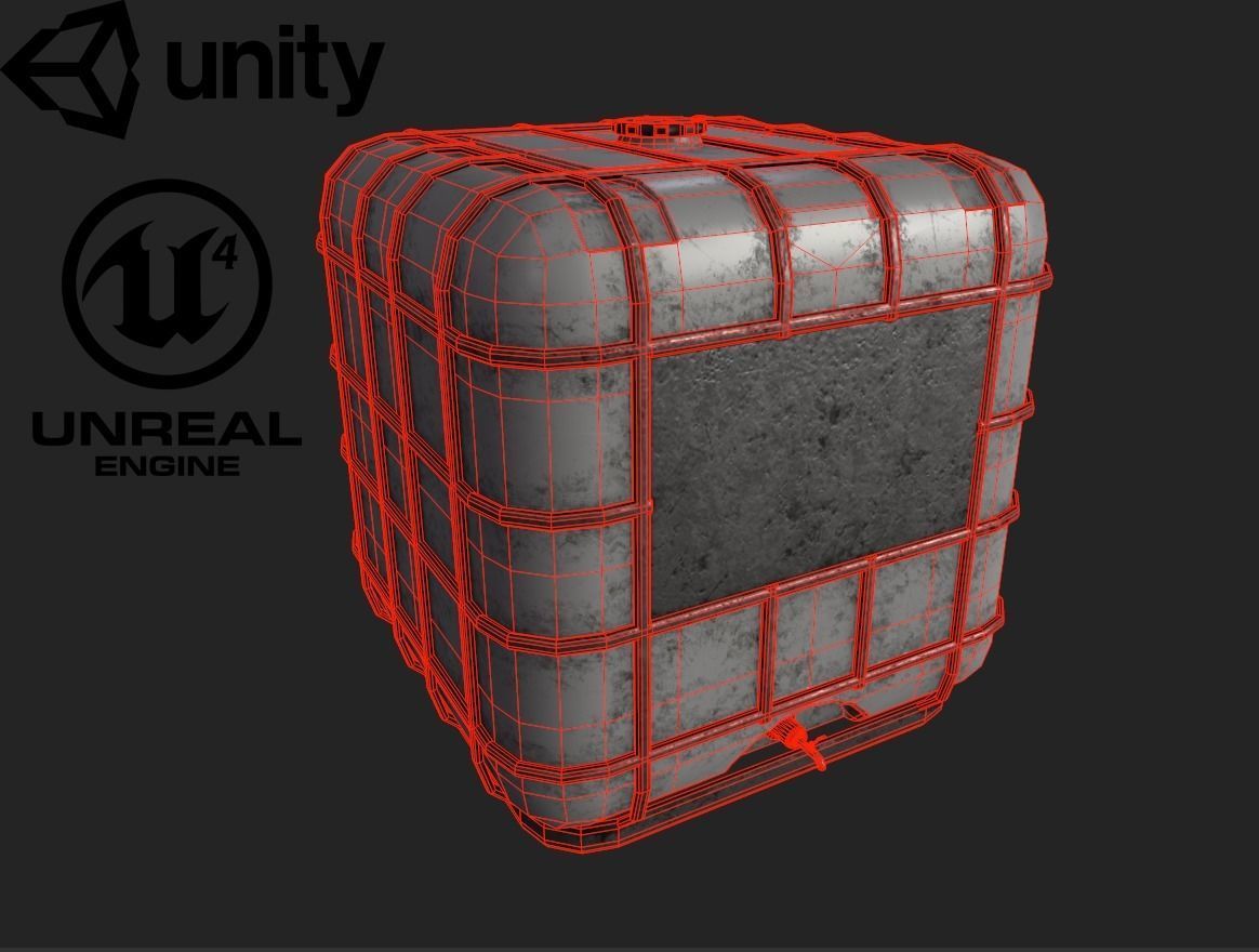 Water Tank 3D model_1