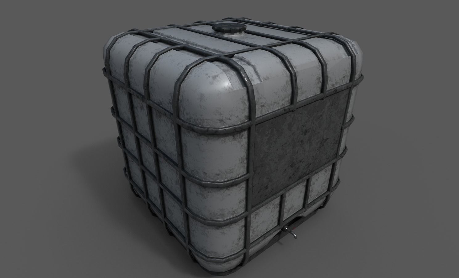 Water Tank 3D model_4