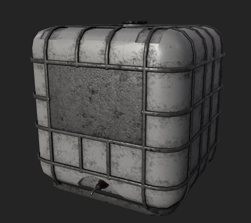 Water Tank 3D model_2