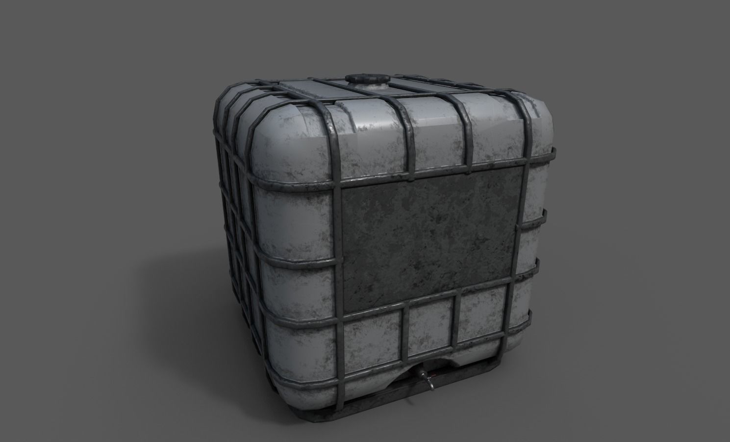 Water Tank 3D model_3