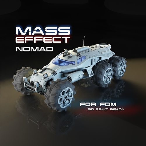 Mass effect Nd1 Nomad 3D print model