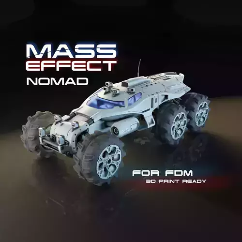 Mass effect Nd1 Nomad 3D print model