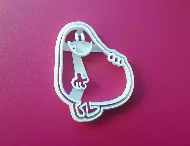 Mr Greedy Cookie Cutter 3D print model