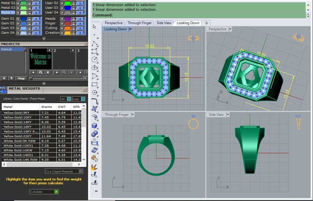 Signet ring 2 3D print model_4