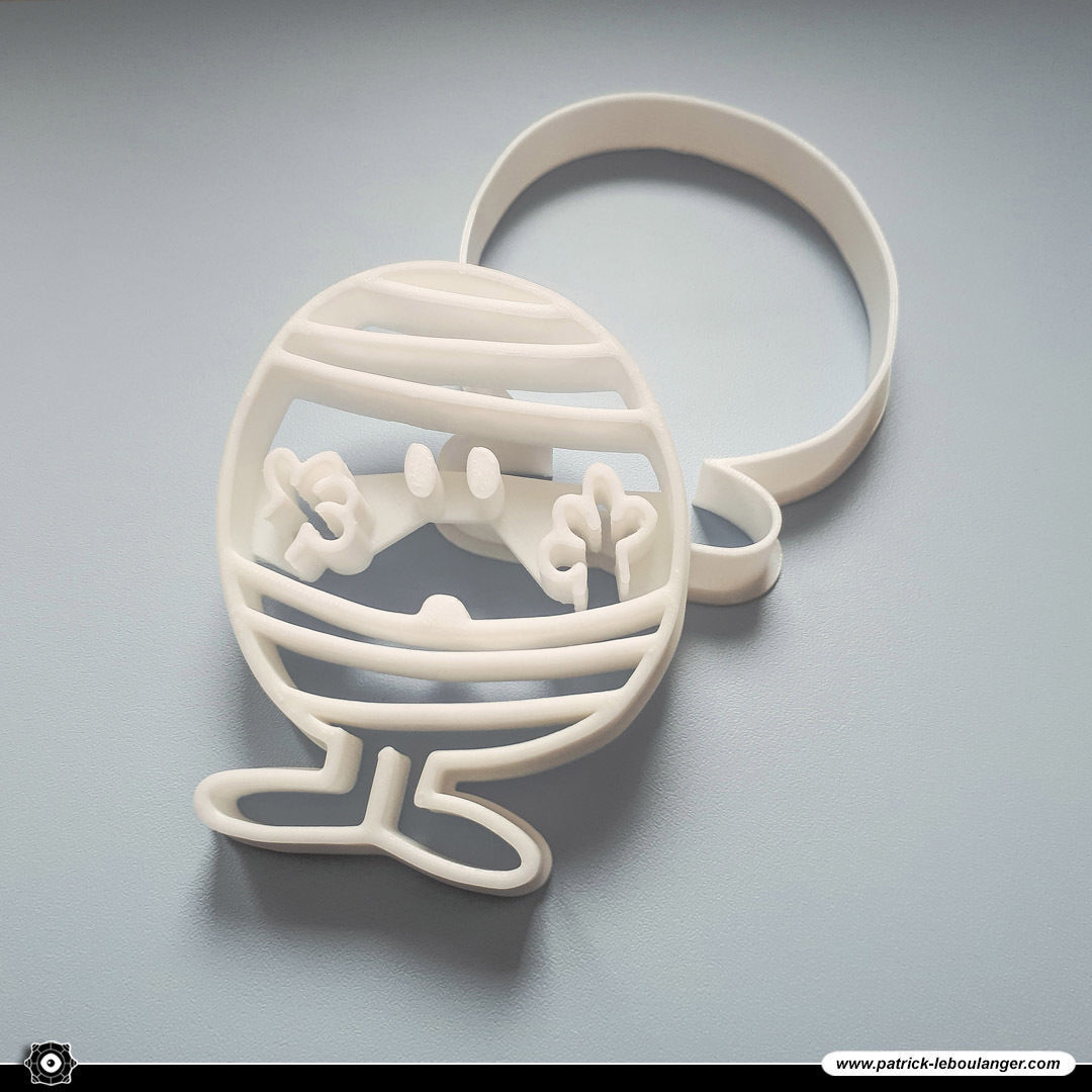 Mr Bump Cookie Cutter 3D print model_3