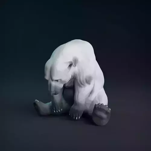 Polar Bear for 3D printing