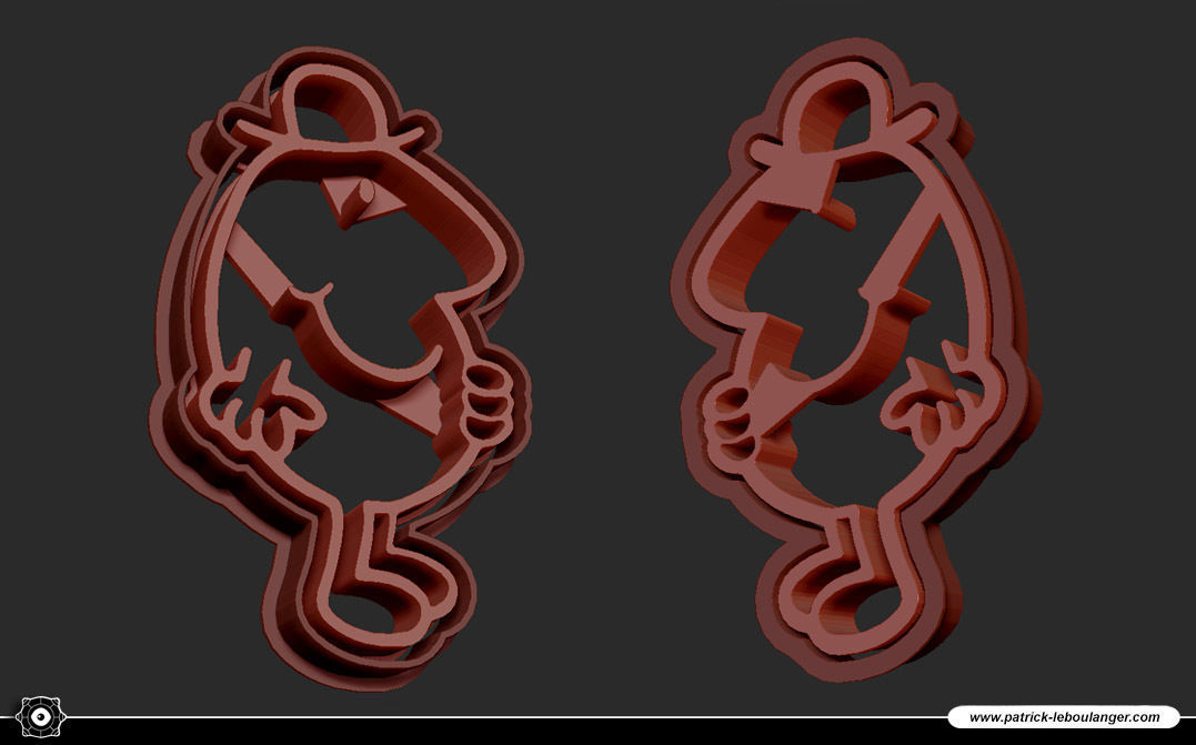 Mr Good Cookie Cutter 3D print model_4