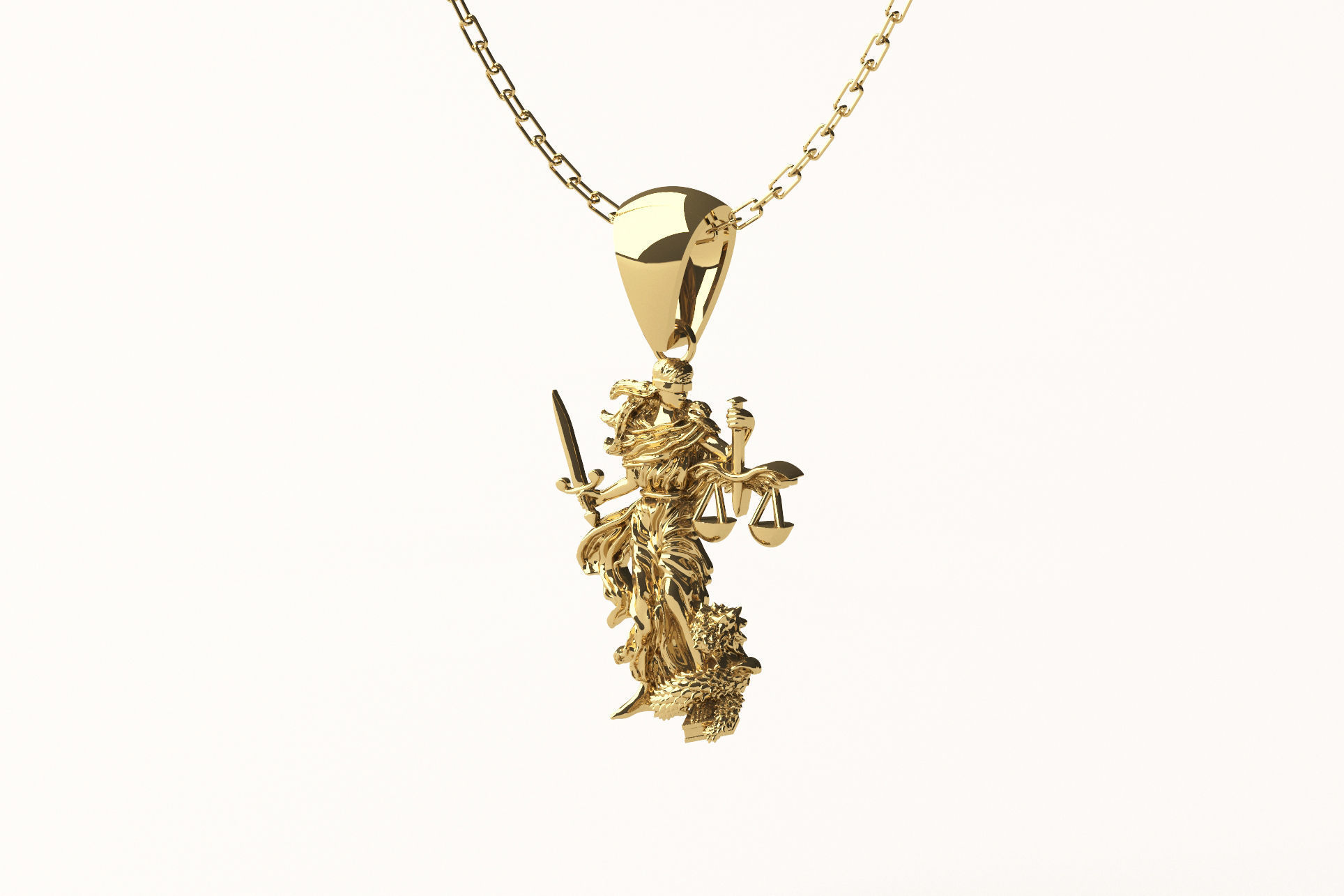 Lady Justice  Pendant Creative Cr 04  3D print model_1