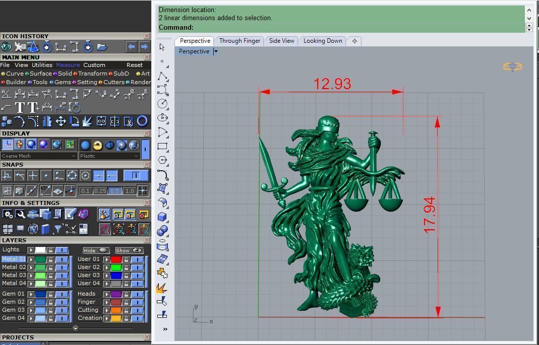 Lady Justice  Pendant Creative Cr 04  3D print model_3