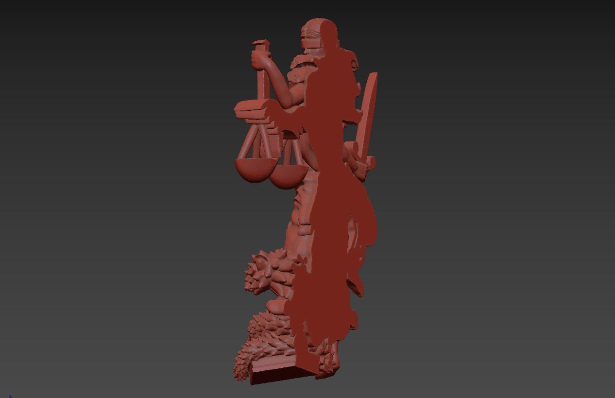 Lady Justice  Pendant Creative Cr 04  3D print model_7