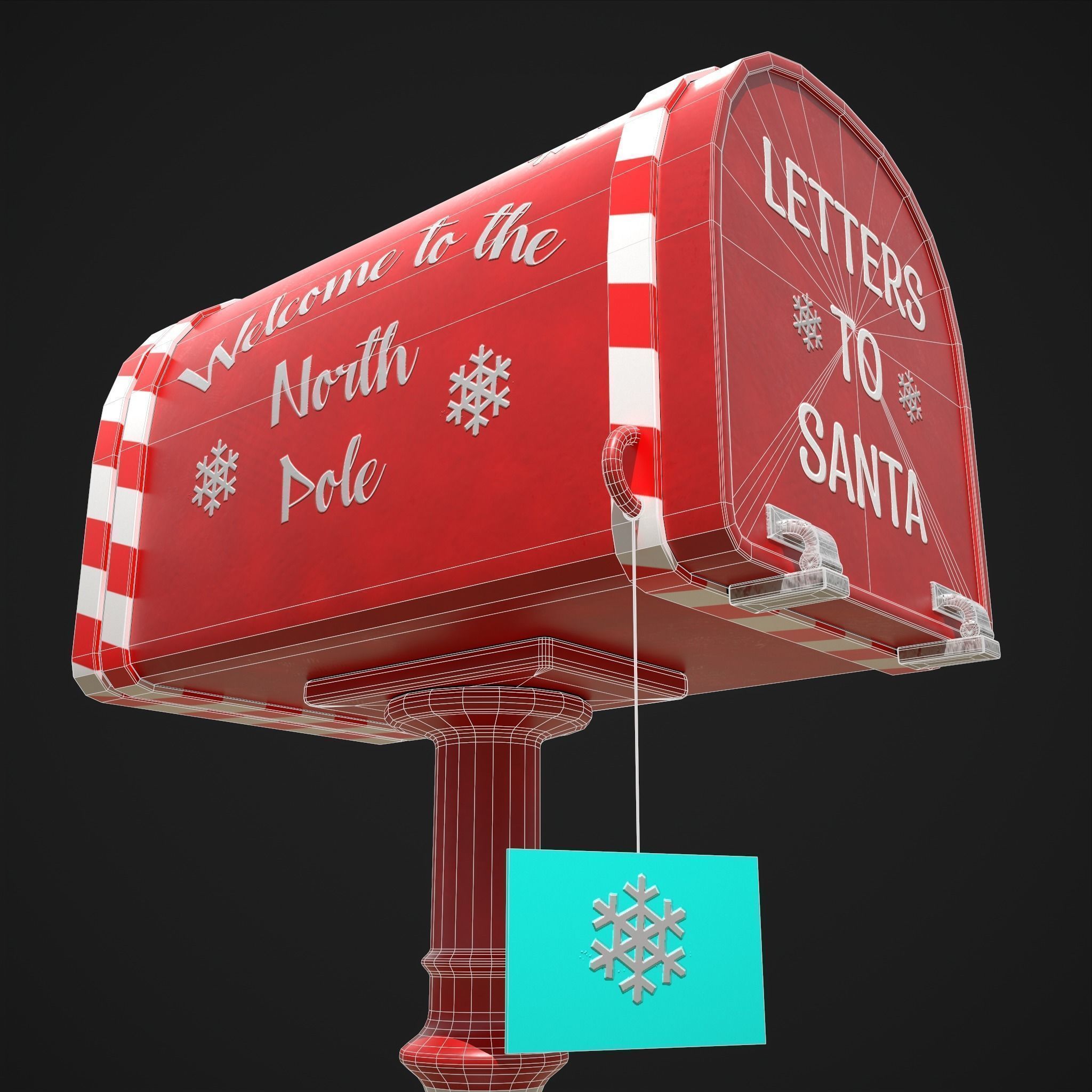 Christmas Decorations Small Pack  3D Model Collection_31