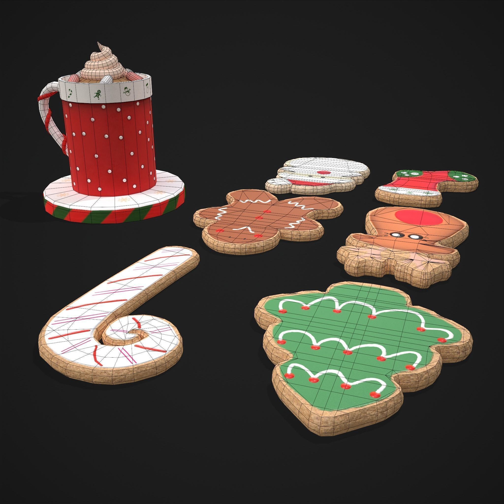 Christmas Decorations Small Pack  3D Model Collection_25