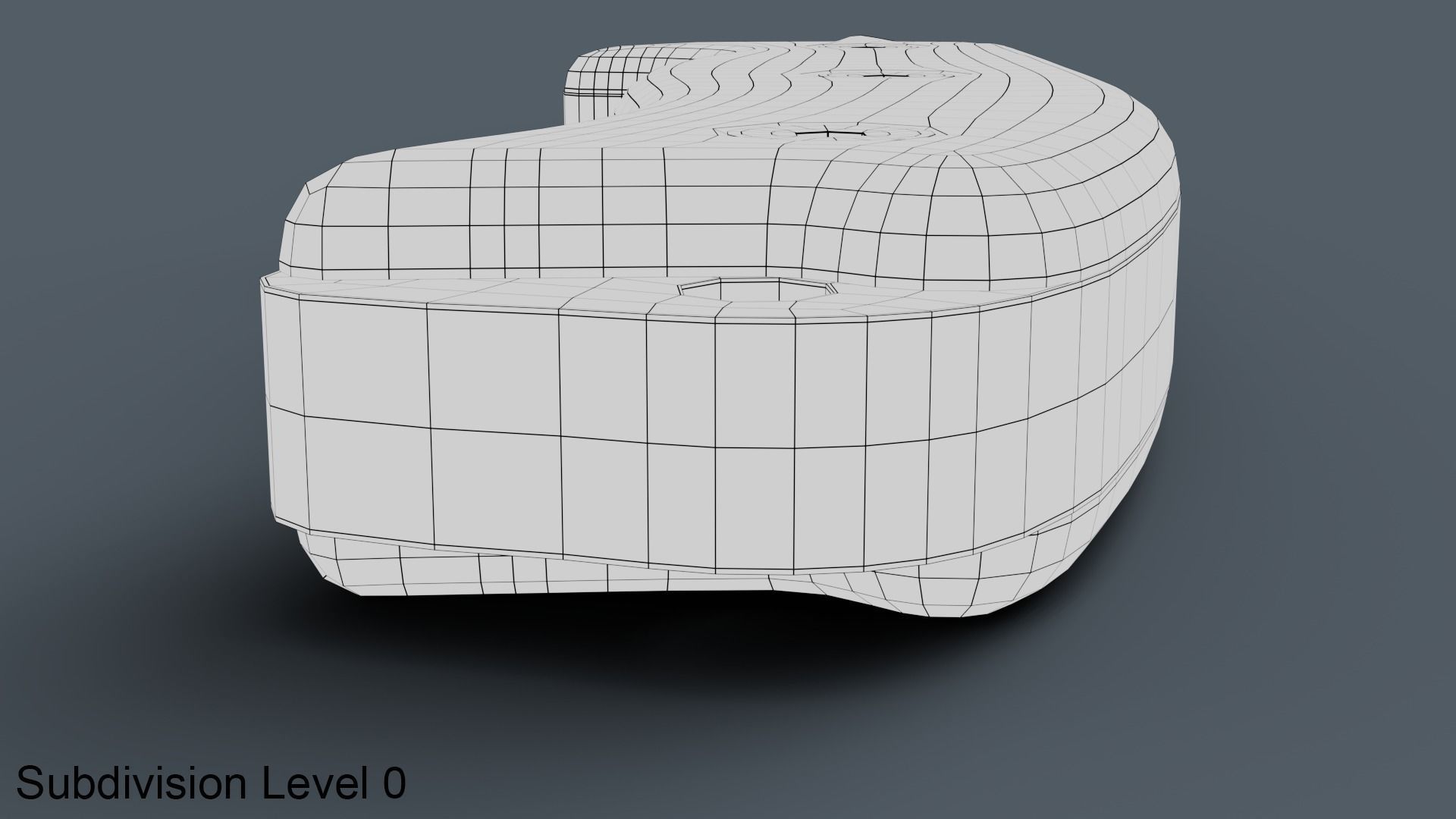 Survival Knife Low-poly 3D model_25