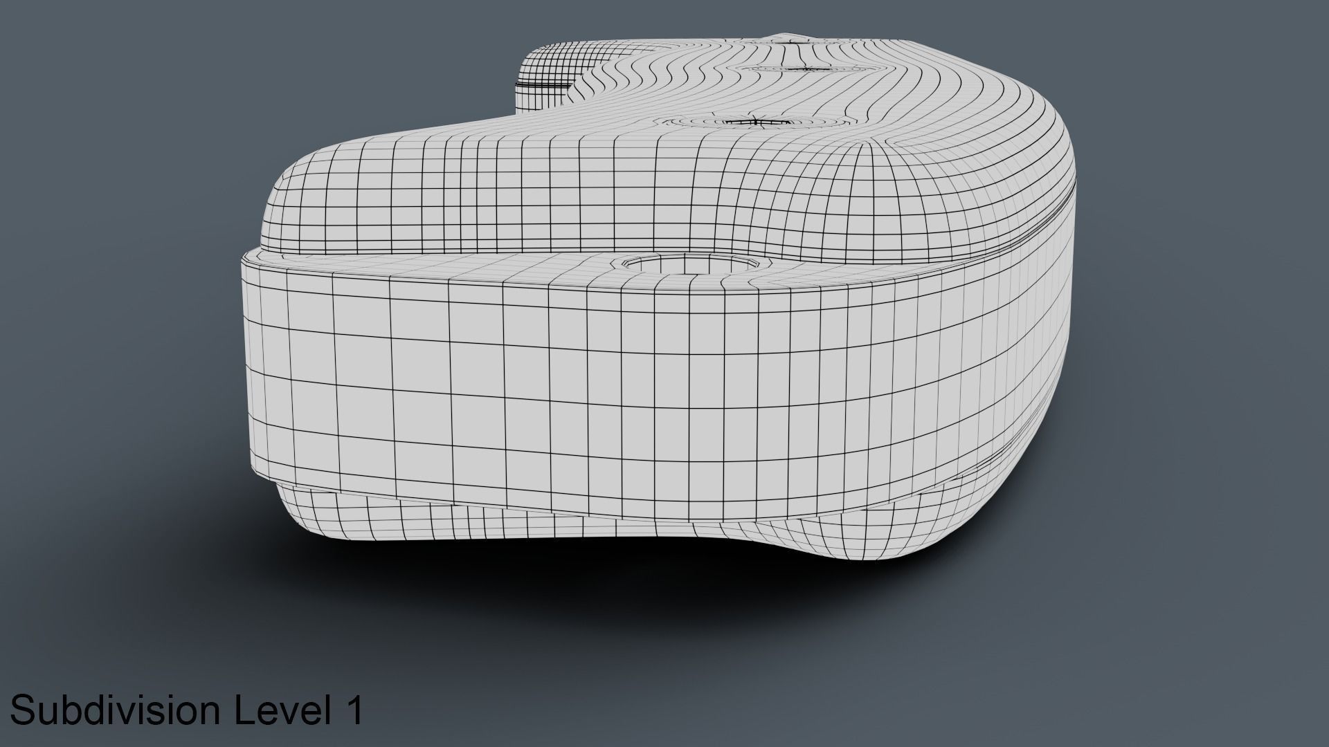 Survival Knife Low-poly 3D model_26