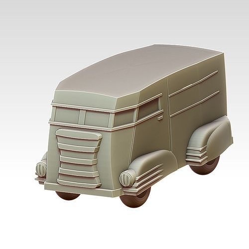 Metropolis Delivery Van 3D print model