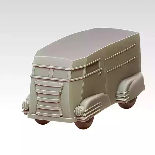 Metropolis Delivery Van 3D print model