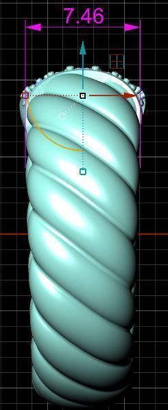 Ring jewelry 3D print model_12