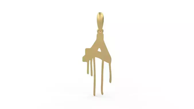 Initial Letters Pendant Barcelona Streets A