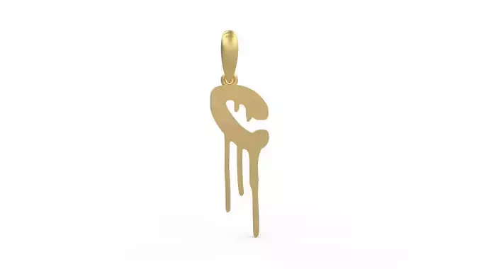 Initial Letters Pendant Barcelona Streets C