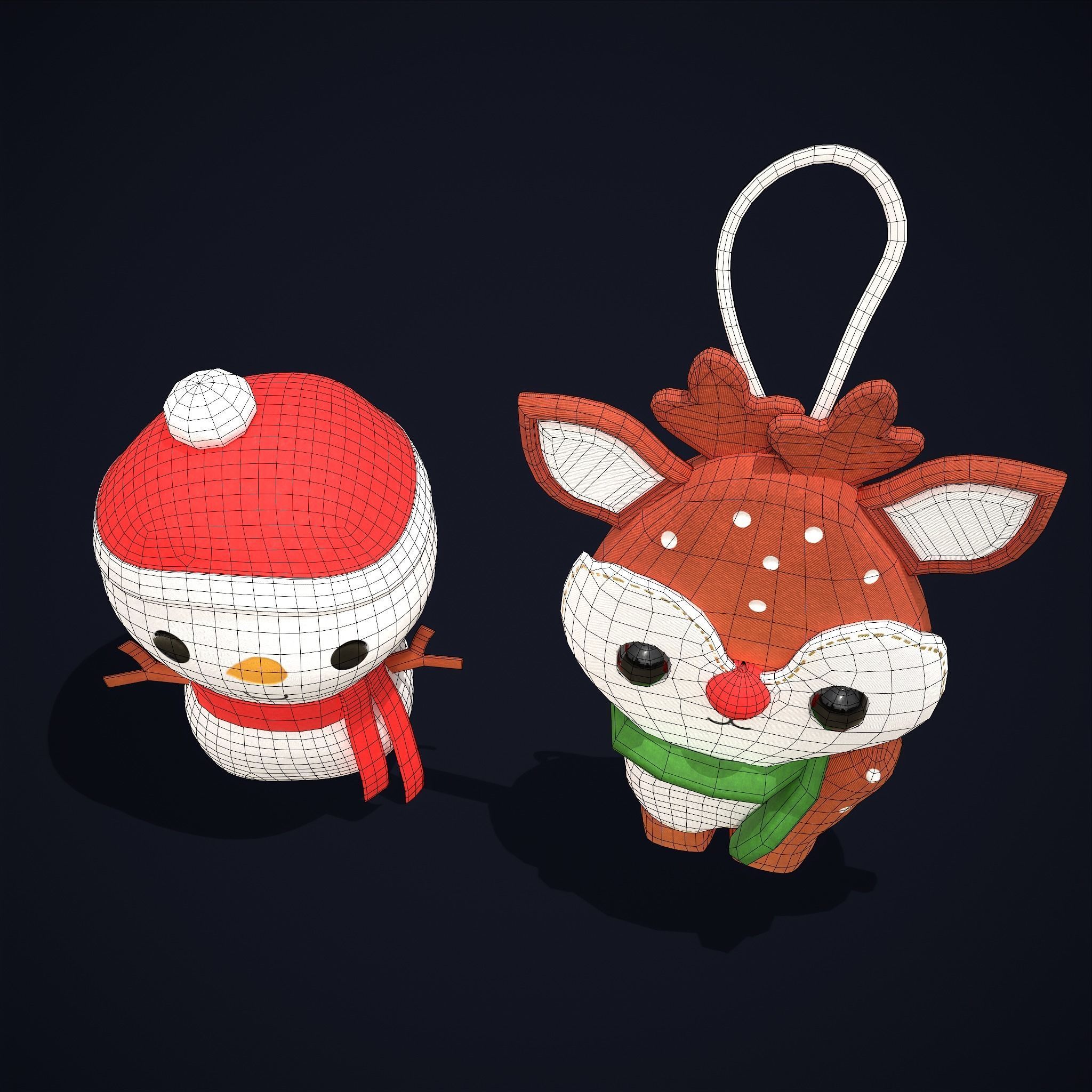 Christmas Hot Cocoa Toys and Cookie Pack 3D Model Collection_31