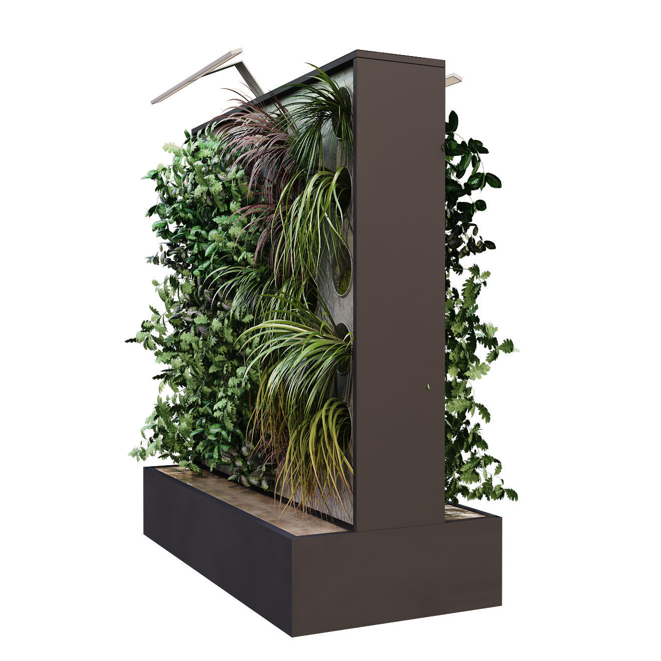 vertical plant box set 178 to sided 3D model_4