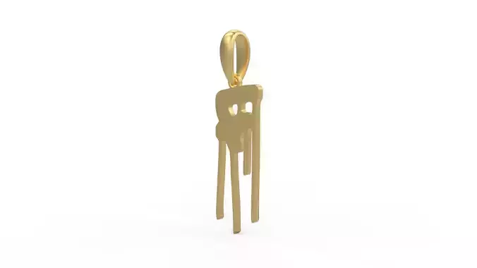 Initial Letters Pendant Barcelona Streets F