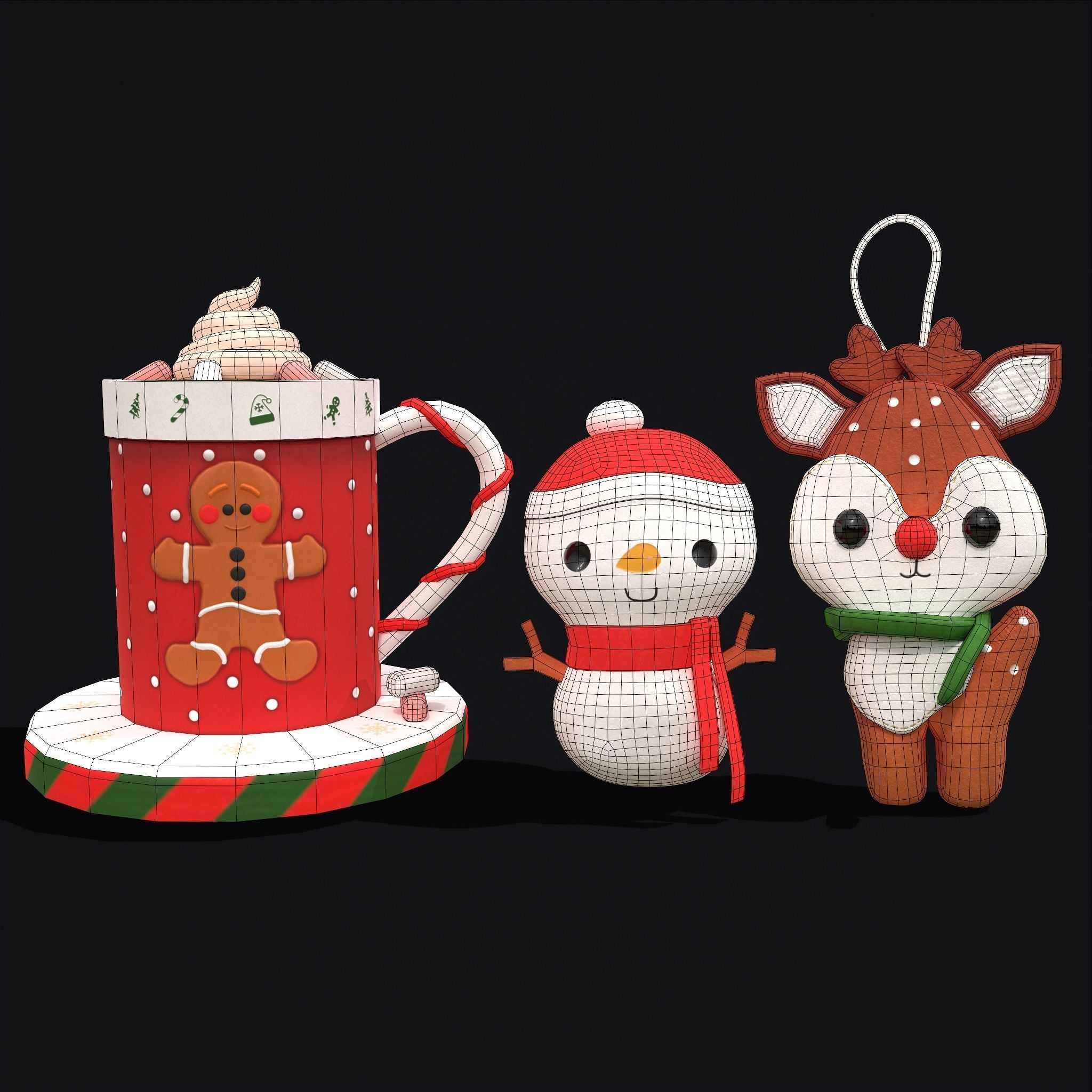 Christmas Toys and Hot Cocoa 3D Model Collection_25