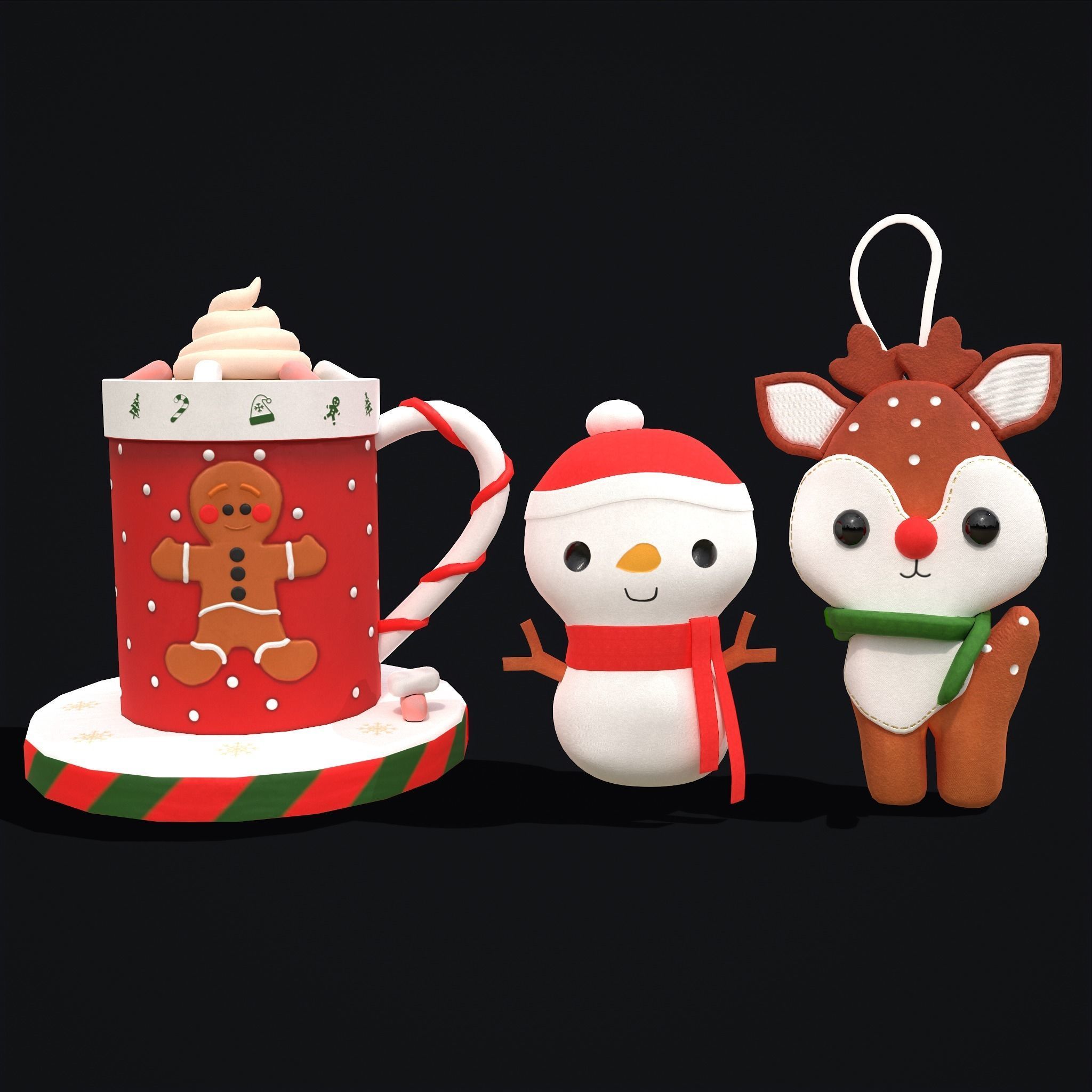 Christmas Toys and Hot Cocoa 3D Model Collection_24
