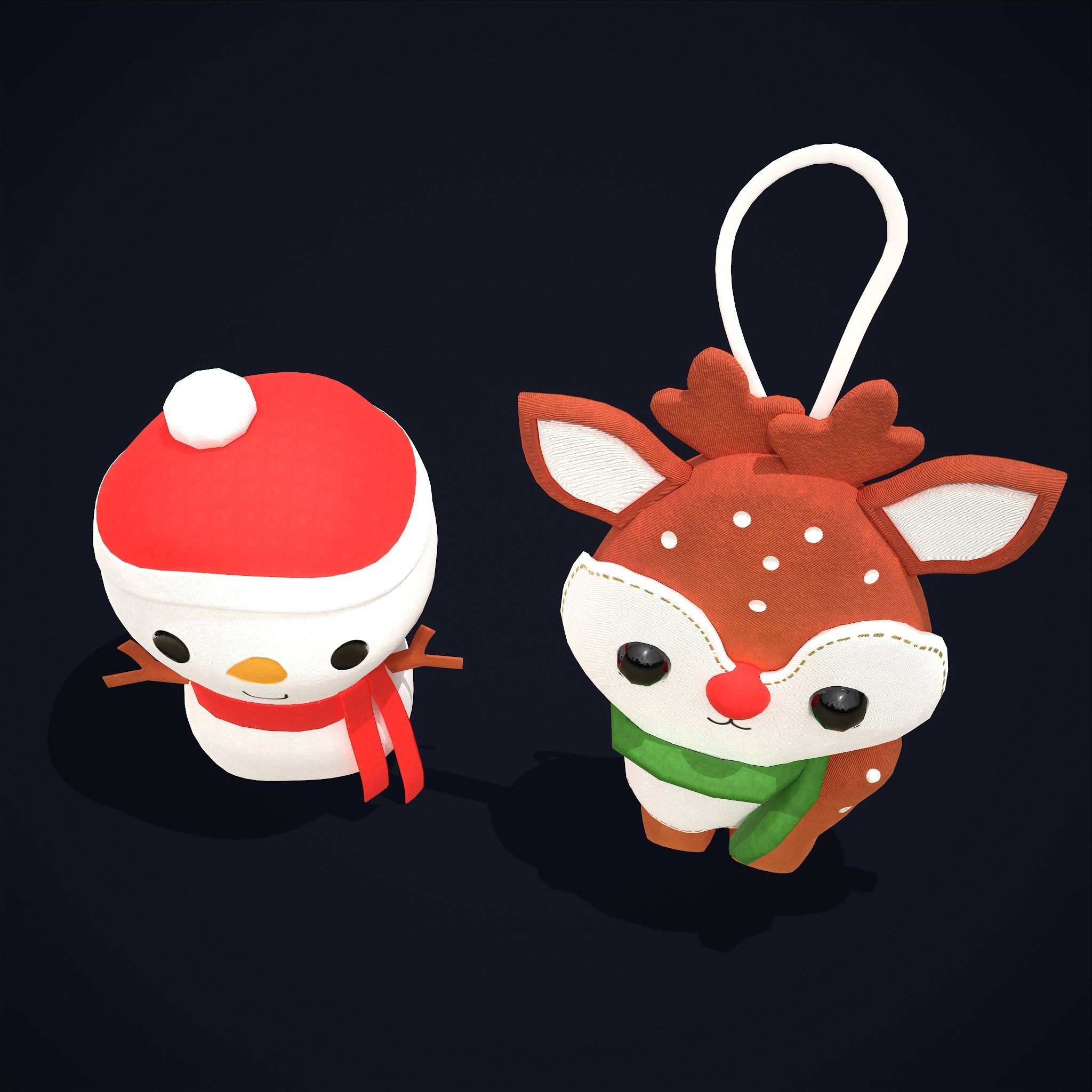 Christmas Toys and Crackers 3D Model Collection_14