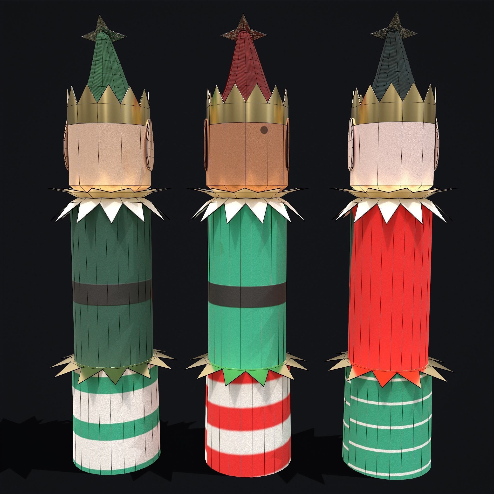 Christmas Toys and Crackers 3D Model Collection_25