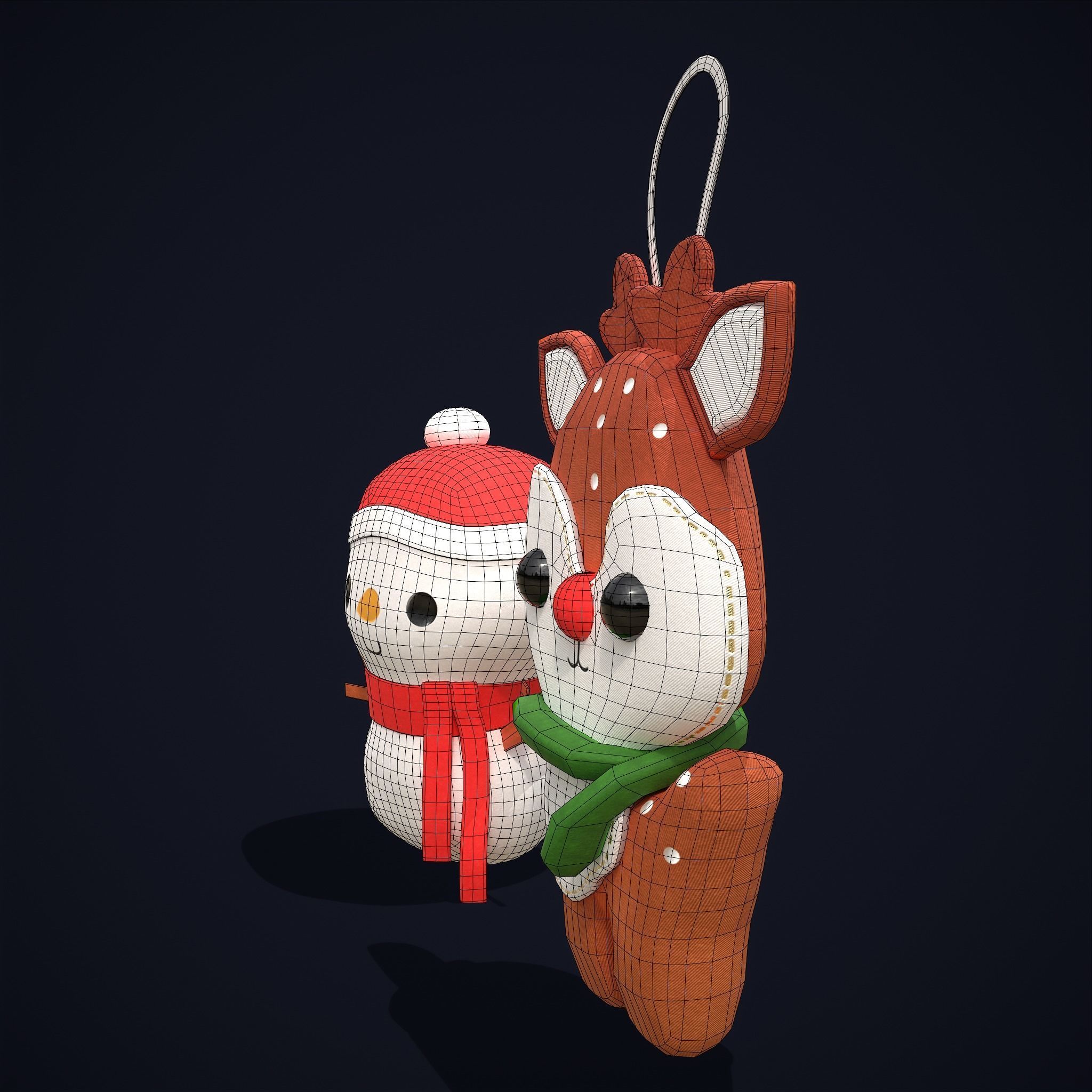 Christmas Toys and Crackers 3D Model Collection_11