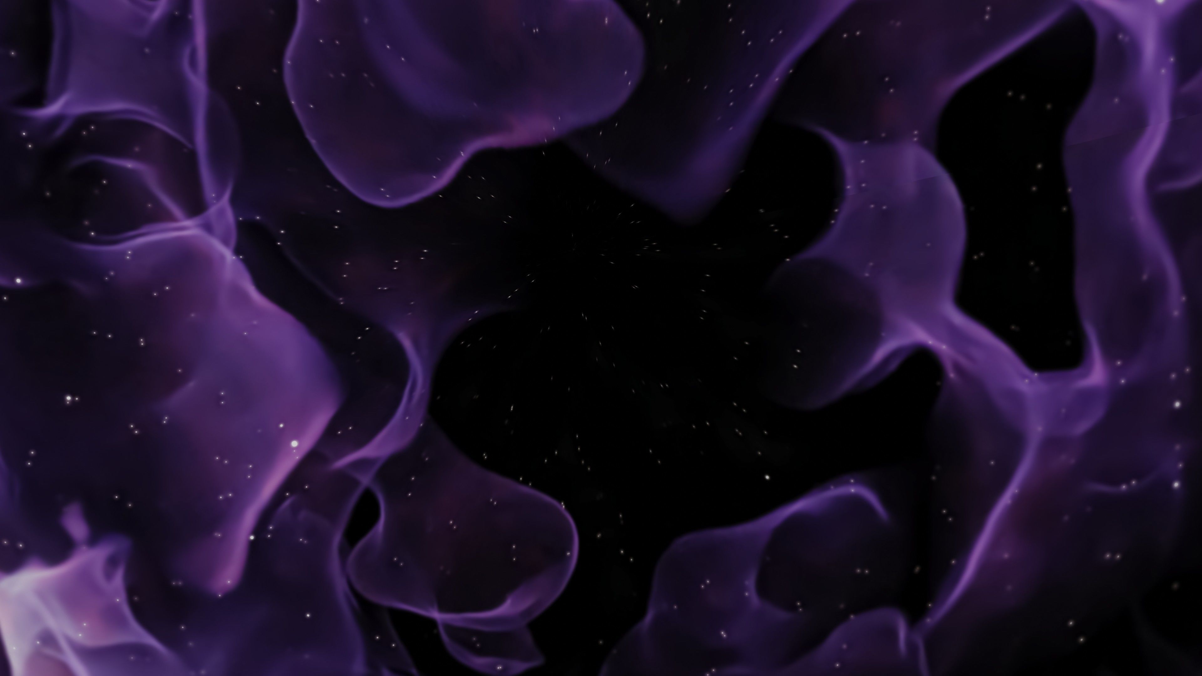 HDRI Panoramic Sky - 360 starfield - violet nova nebula 012 Low-poly 3D model_7