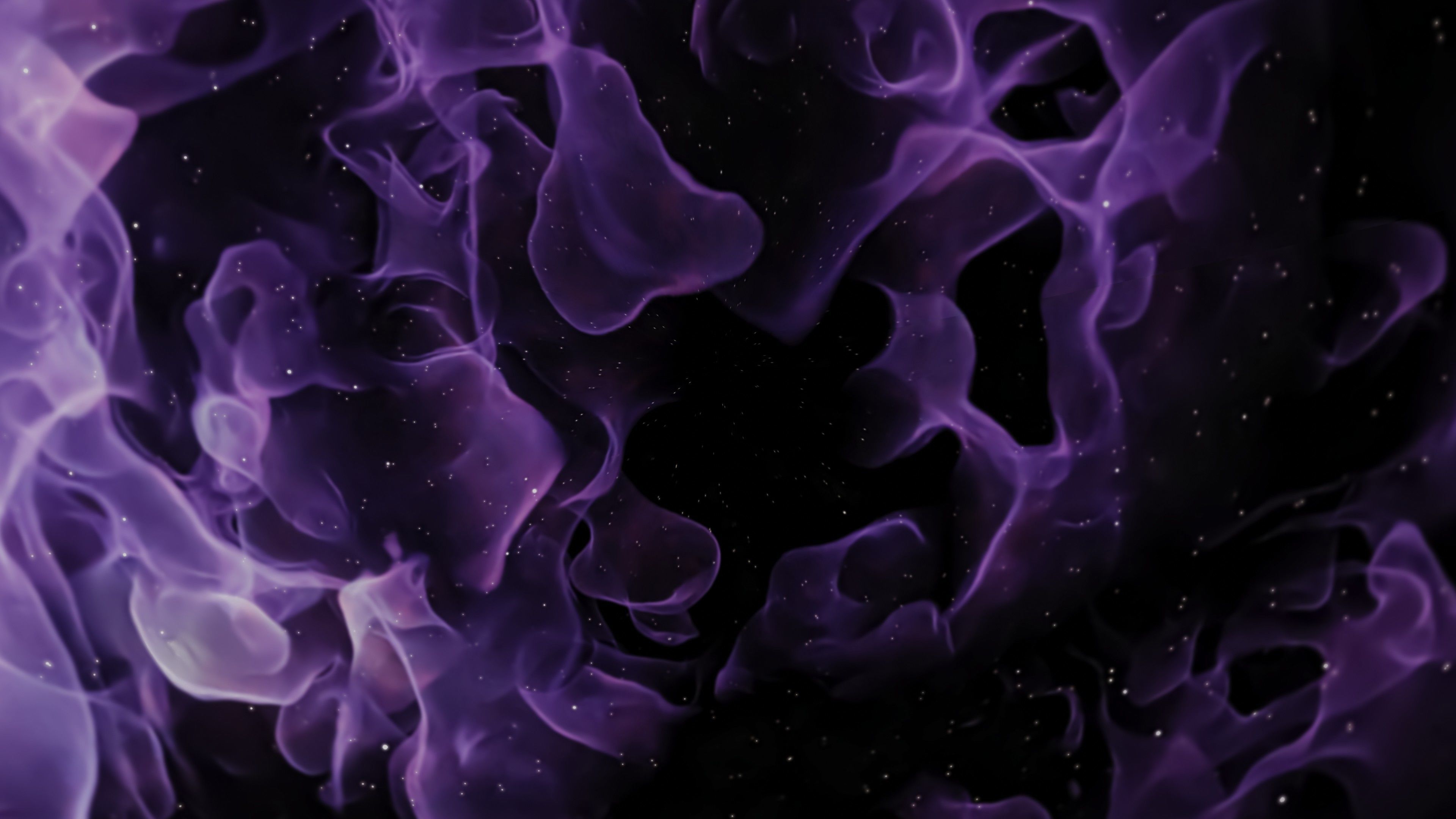 HDRI Panoramic Sky - 360 starfield - violet nova nebula 012 Low-poly 3D model_4