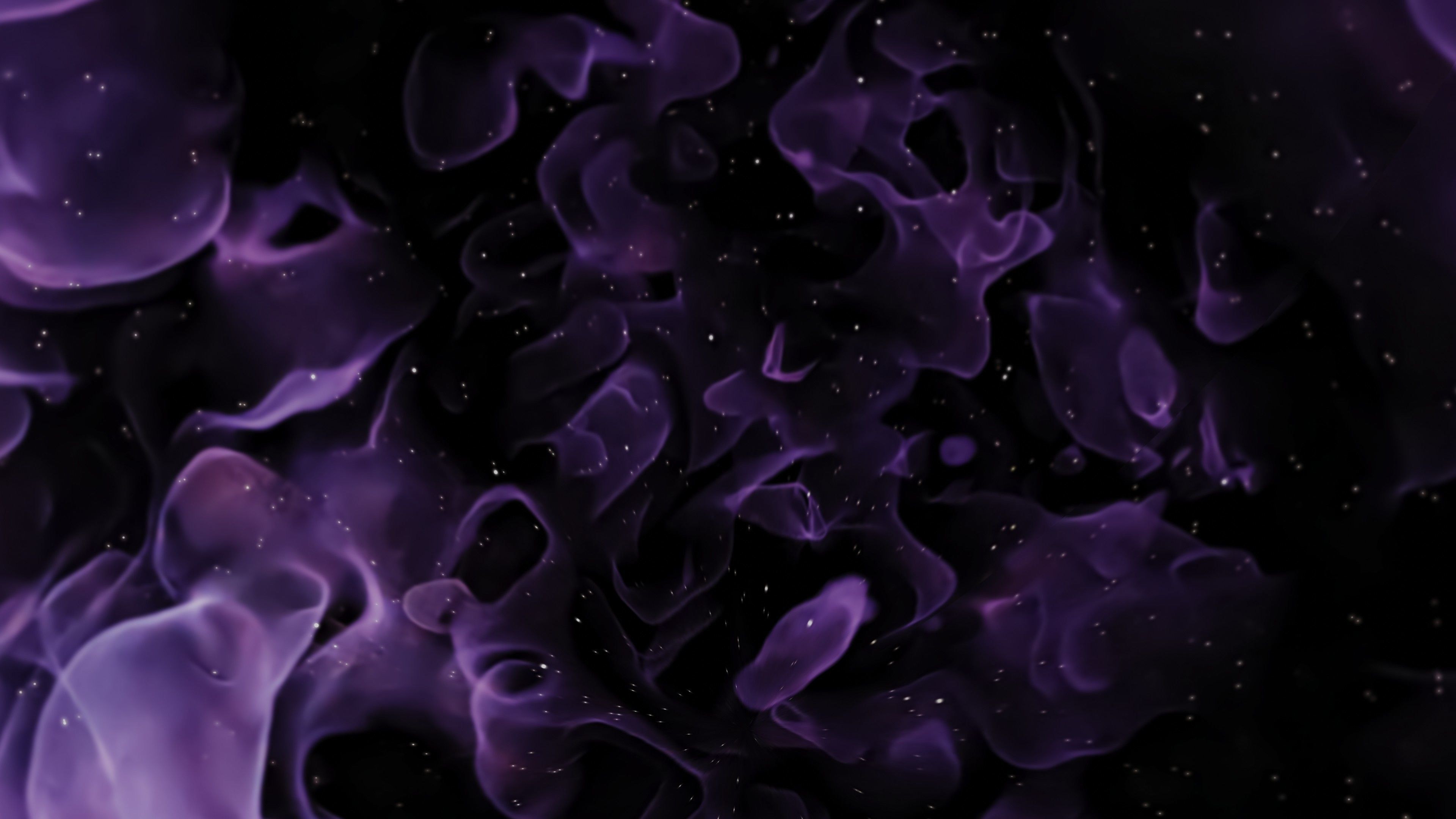 HDRI Panoramic Sky - 360 starfield - violet nova nebula 012 Low-poly 3D model_1