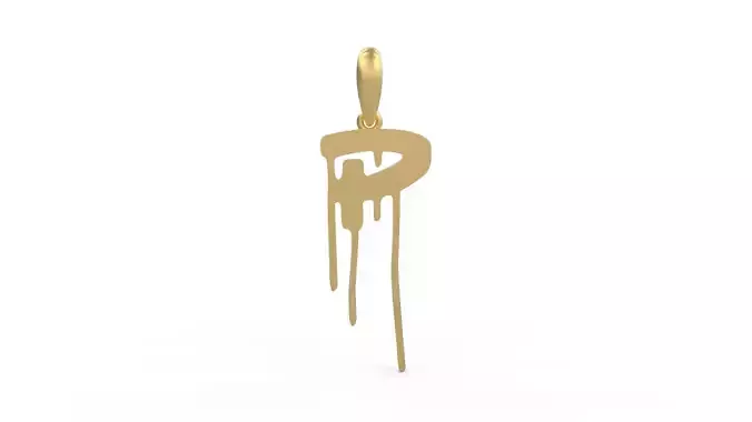 Initial Letters Pendant Barcelona Streets P