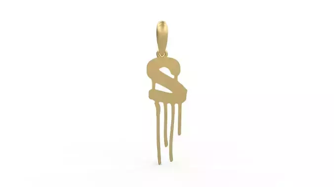 Initial Letters Pendant Barcelona Streets S