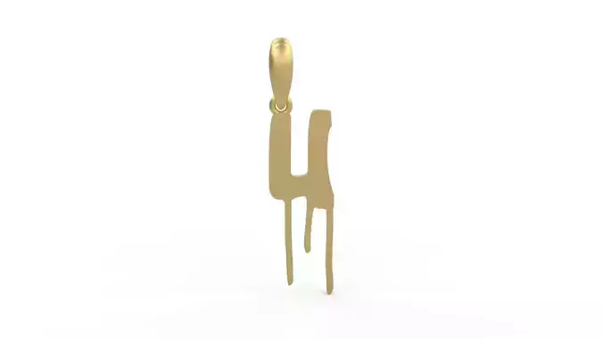 Initial Letters Pendant Barcelona Streets U