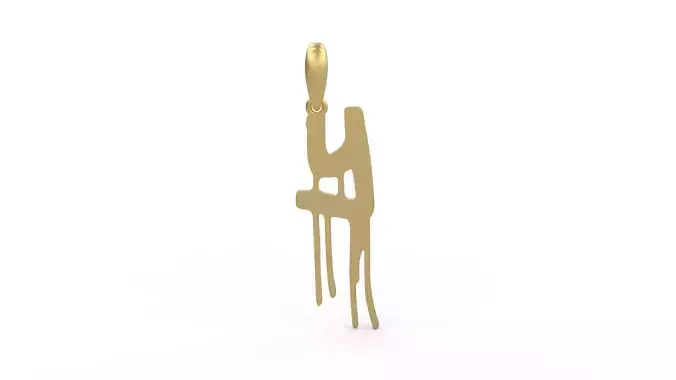 Initial Letters Pendant Barcelona Streets Y