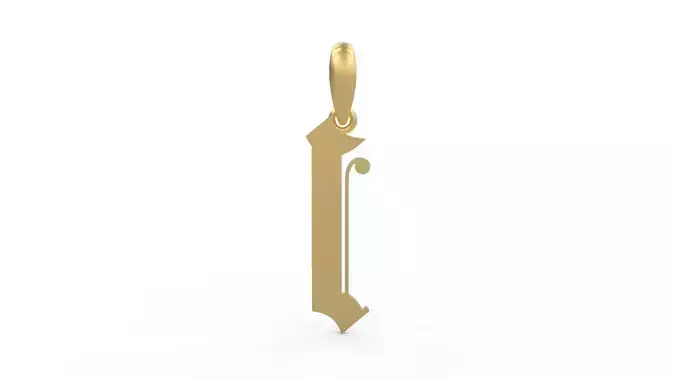 Initial Letters Pendant Battom Glory I