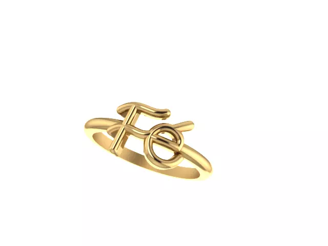 ANEL FE TAMANHO 18- RING FAITH SIZE 18BRAZIL 3D print model