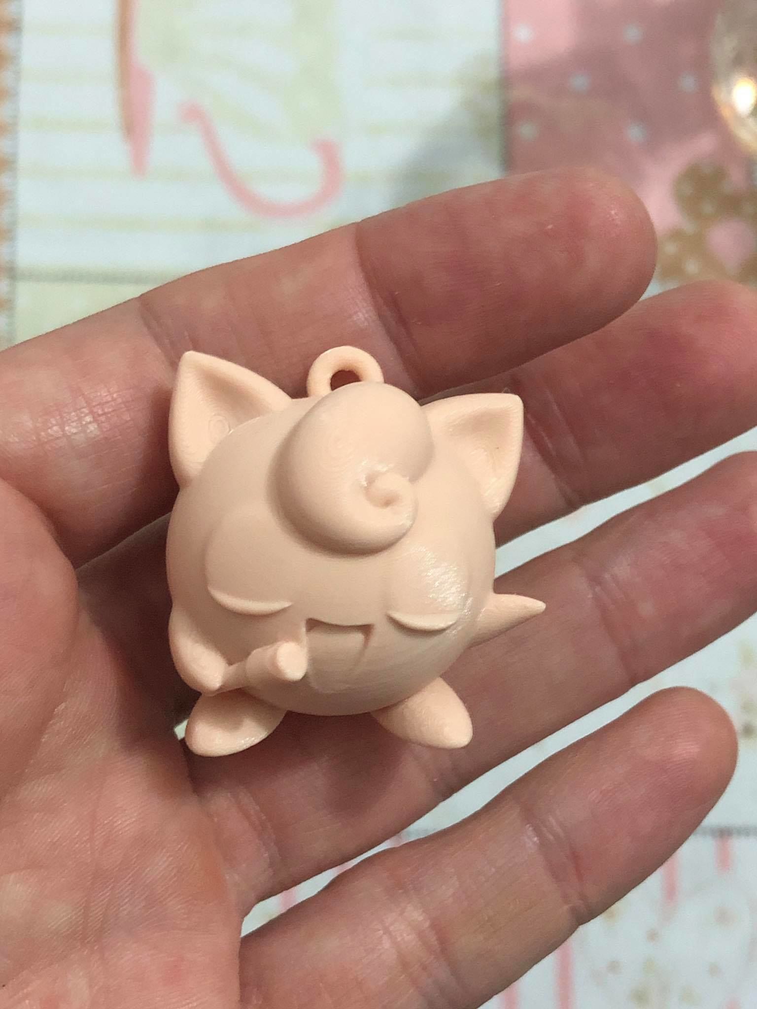 Jigglypuff Singing Pokemon 3D print model_5